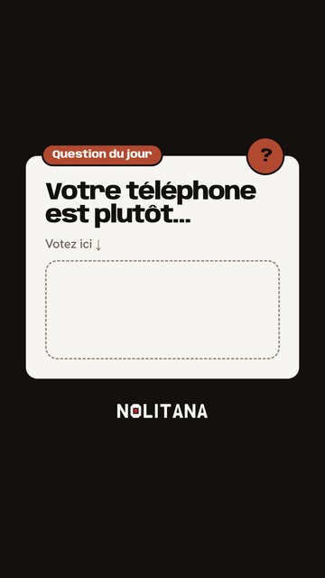 Story sondage de J75