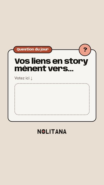 Story sondage de J76