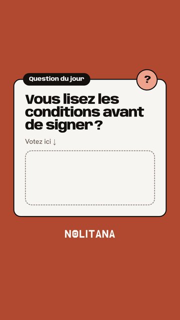 Story sondage de J80