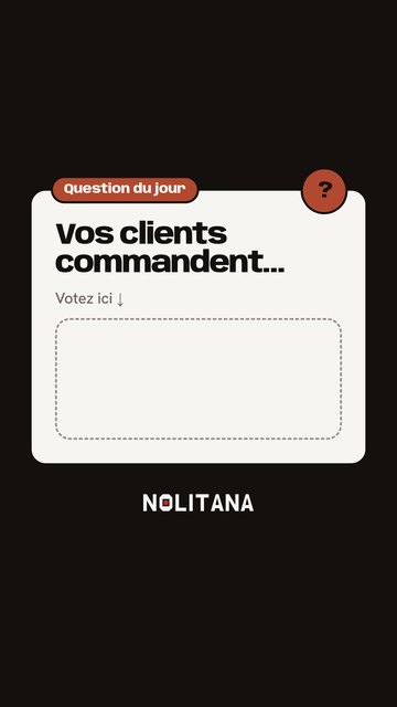 Story sondage de J82