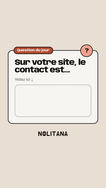 Story sondage de J83