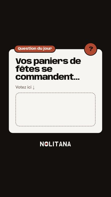 Story sondage de J84