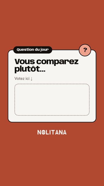 Story sondage de J85