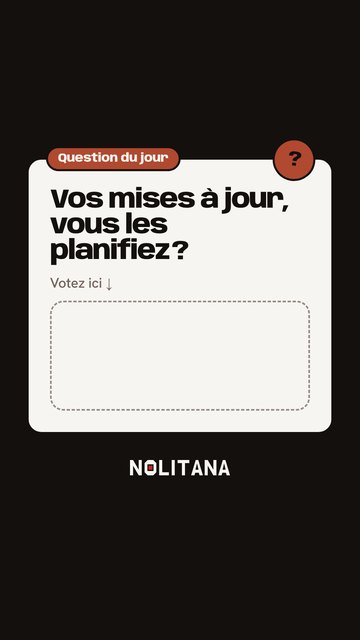 Story sondage de J88