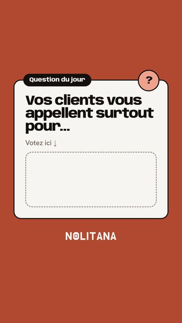 Story sondage de J89